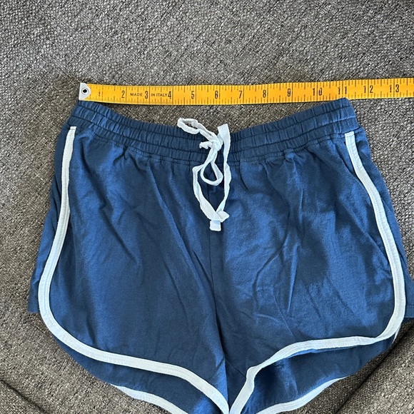 Aeropostale Slate Blue Athletic Shorts with White Accents Small - Picture 4 of 7